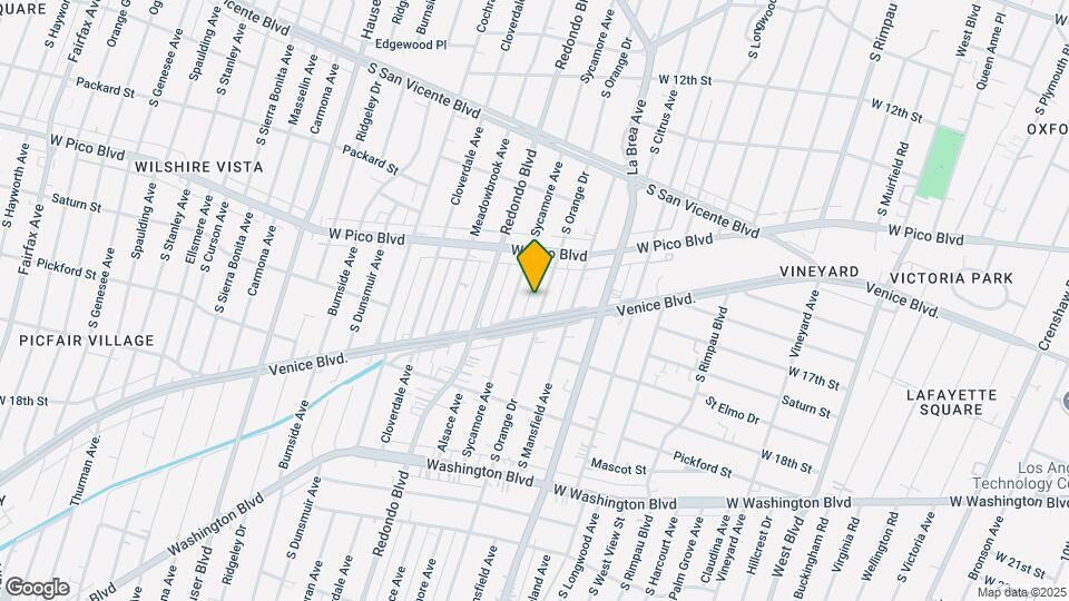 1515 S Orange Dr Map and Location Details