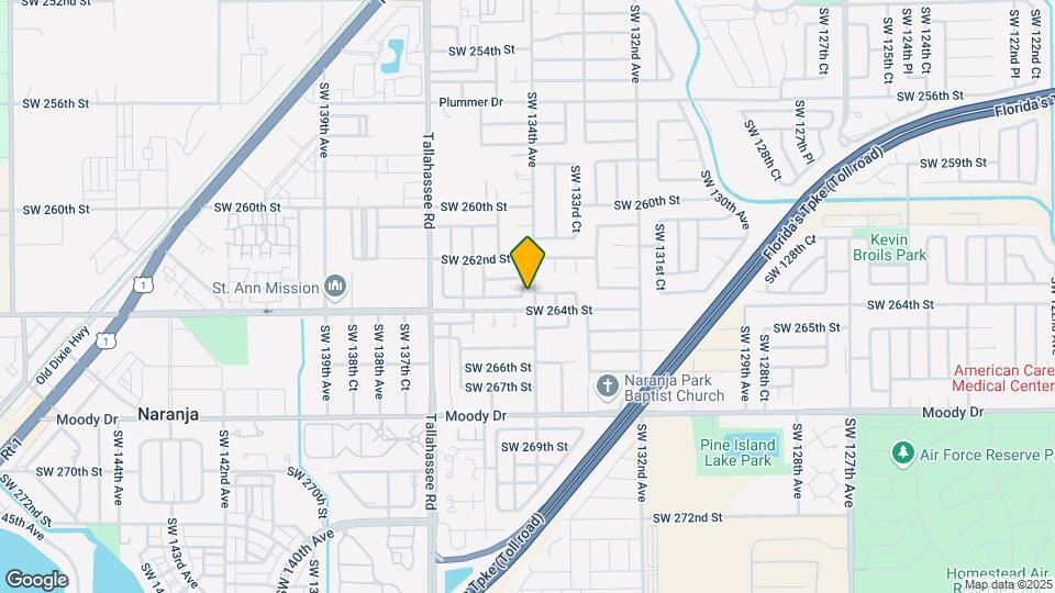 26331 SW 134th Ct Mapa y Detalles de la Ubicación