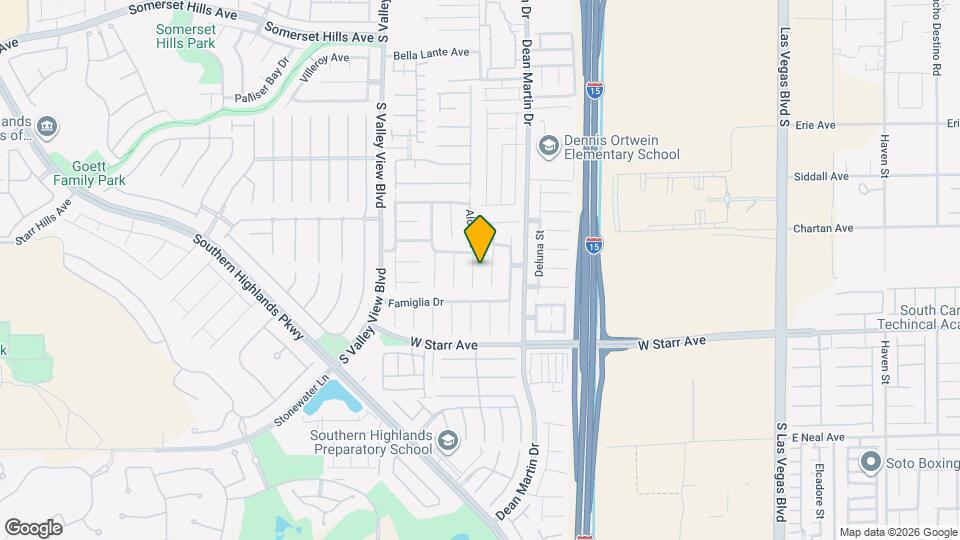 11158 Alora St Map and Location Details