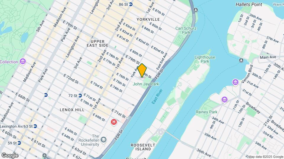 517 E 77th St Map and Location Details