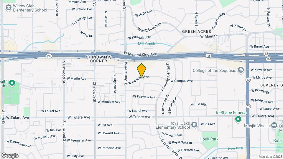 3505 W Campus Ave. Map and Location Details
