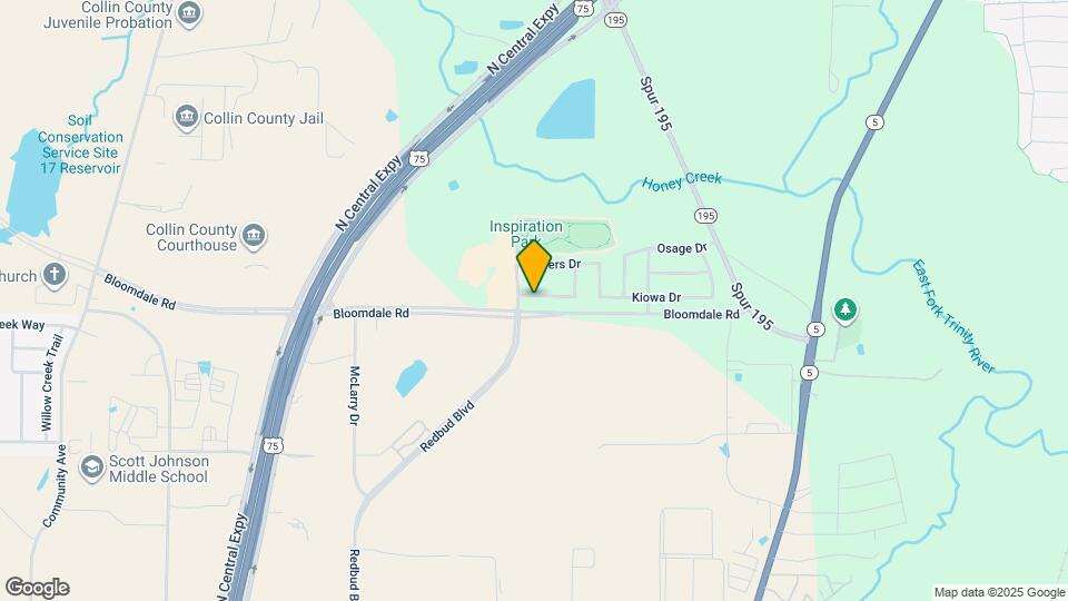 1209 Nocona Dr Map and Location Details