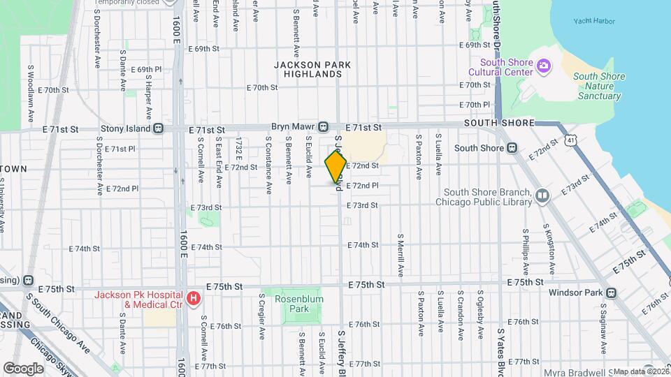 7236 S Jeffery Blvd Mapa y Detalles de la Ubicación