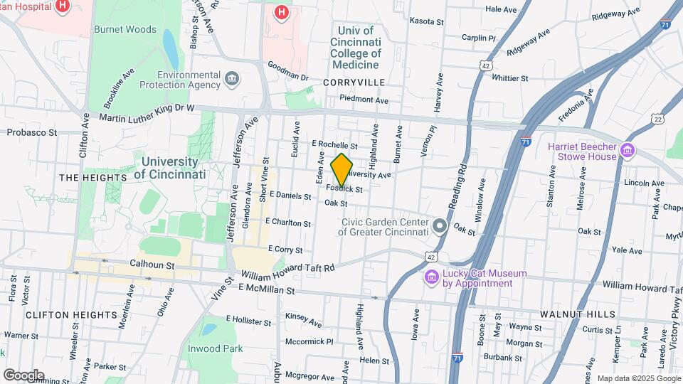 227 Fosdick St Map and Location Details