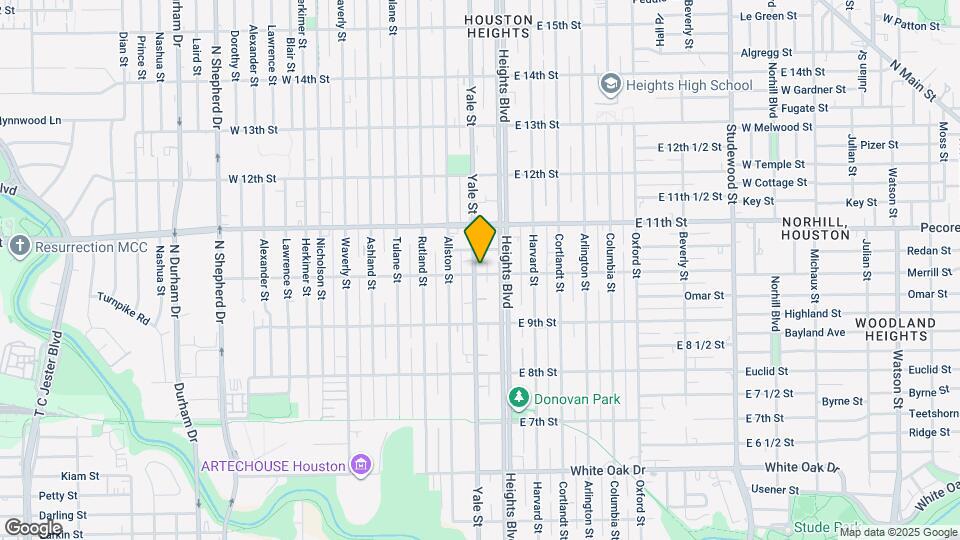 1000 Yale St Map and Location Details