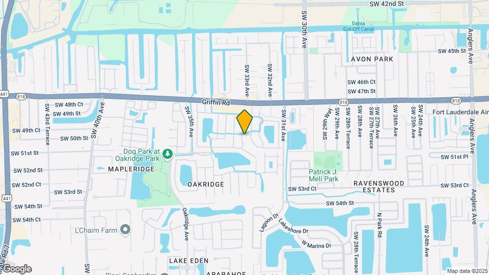 4962 SW 32nd Way Map and Location Details