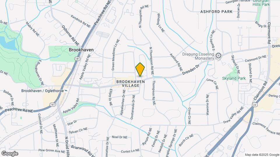 1482 Dresden Dr NE Map and Location Details