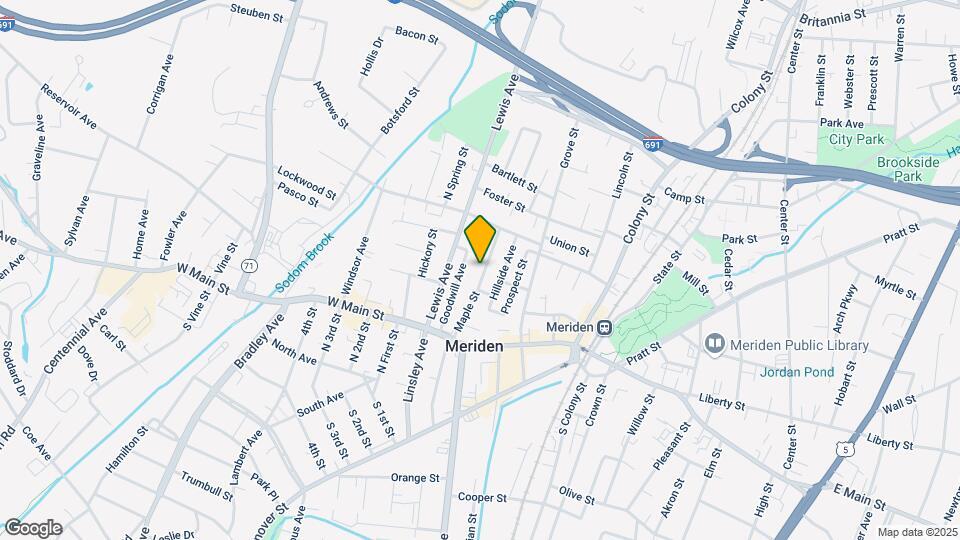 INCREDIBLE INCOME 86 Maple St. Meriden CT Map and Location Details