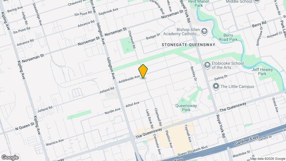 98 Yorkview Dr Map and Location Details