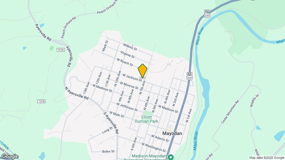 603 W Jackson St Map and Location Details