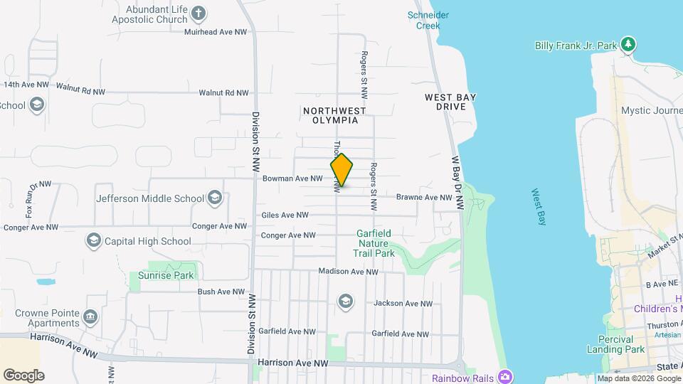 1524 Brawne Ave NW, Unit Studio Map and Location Details