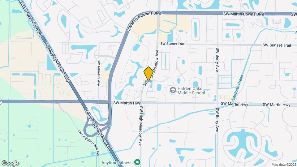 3406 SW Coco Palm Dr Map and Location Details