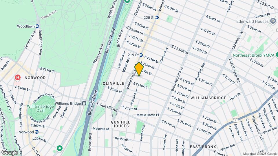 720 E 216th St Map and Location Details