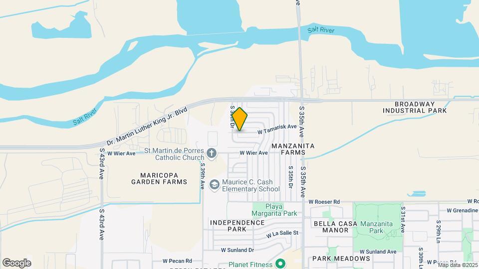 3801 W Tamarisk Ave Map and Location Details