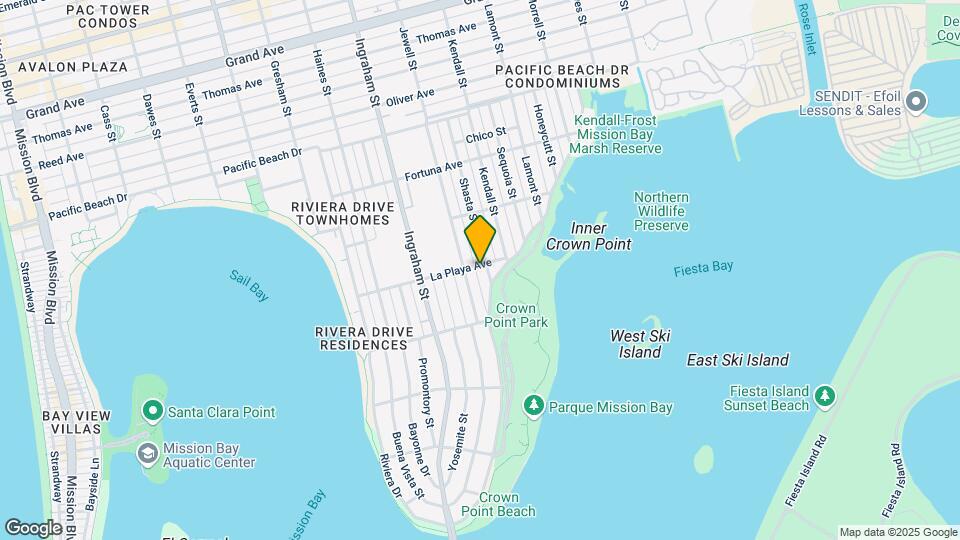 1731 La Playa Ave Mapa y Detalles de la Ubicación