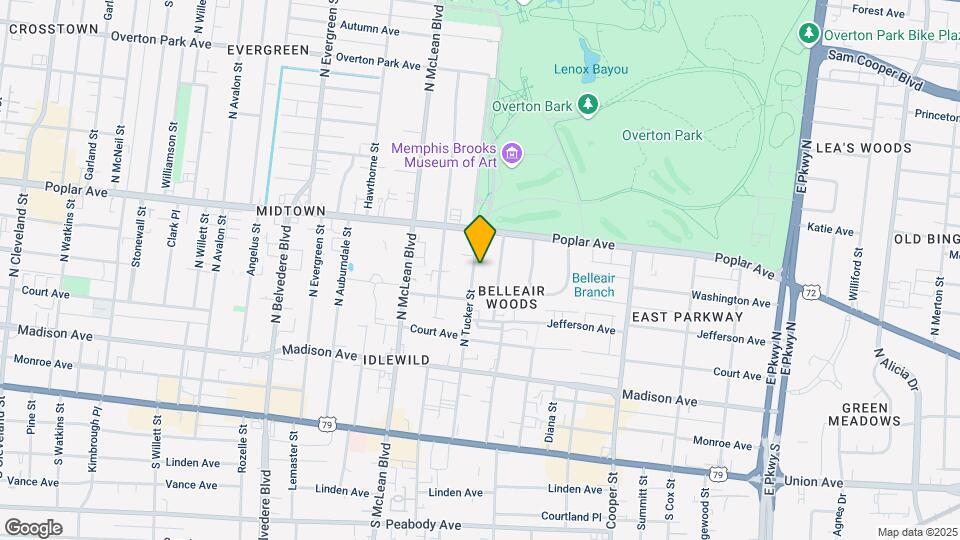 132 N Tucker St Map and Location Details