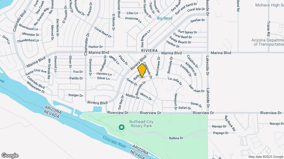 2106 Hermosa Dr Map and Location Details
