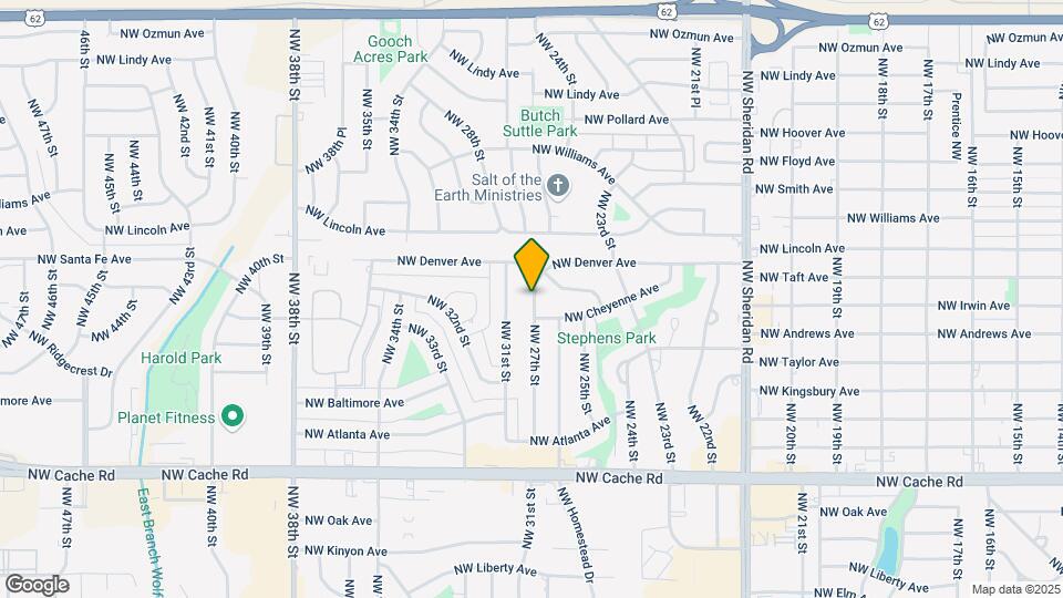 1654 NW 27th St Map and Location Details