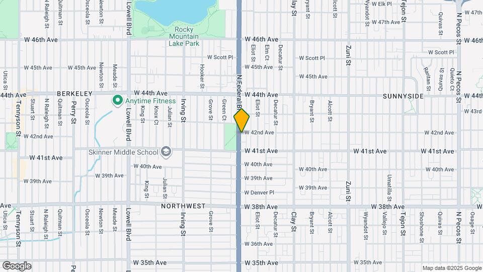 4150 Federal Blvd Map and Location Details