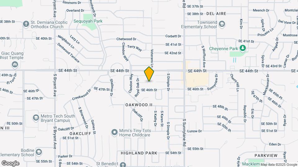 3916 Hiddleston Cir Map and Location Details
