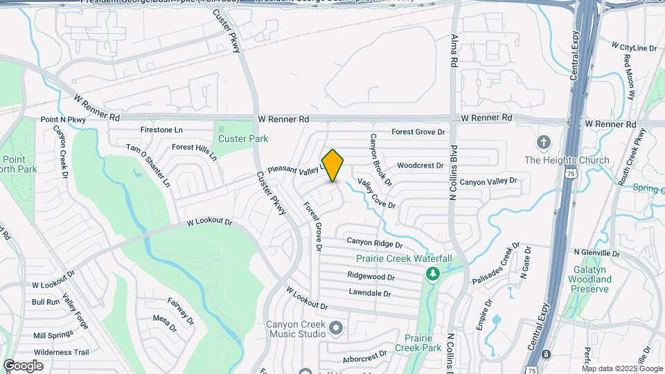 419 Shady Brook Dr Map and Location Details