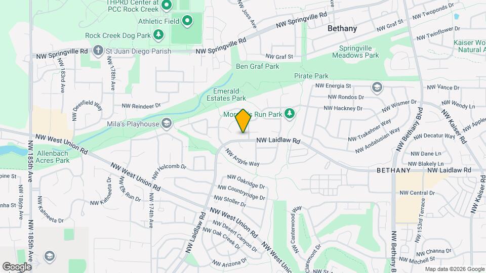 16742 NW Dublin Ct Map and Location Details