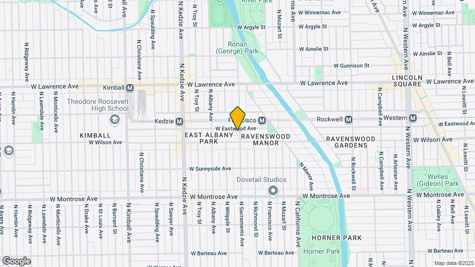 4614 N Sacramento Ave Map and Location Details