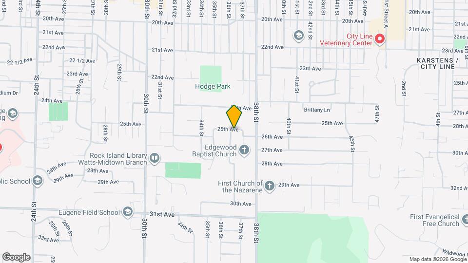 3602 25th Ave Map and Location Details