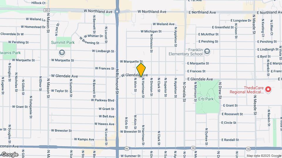 1935 N Harriman St Map and Location Details