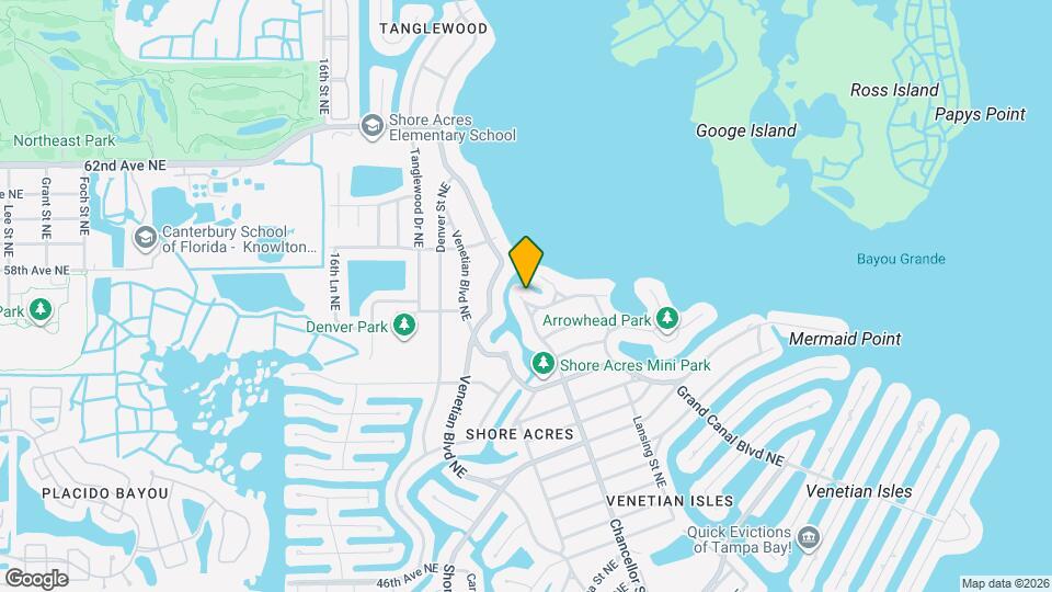 1739 Bayou Grande Blvd NE Map and Location Details