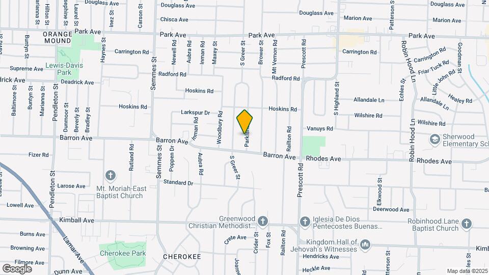 1139 Parkland Rd Mapa y Detalles de la Ubicación