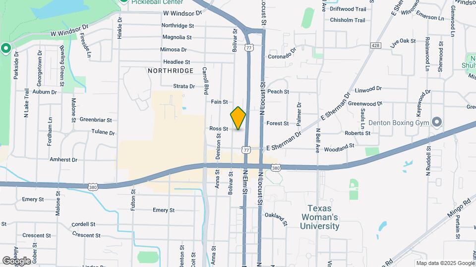 2118 Bolivar St Map and Location Details