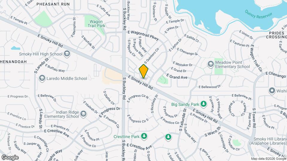 17158 E Whitaker Dr Map and Location Details