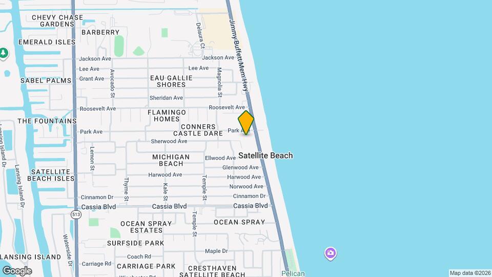 1280 N Hwy A1A Map and Location Details