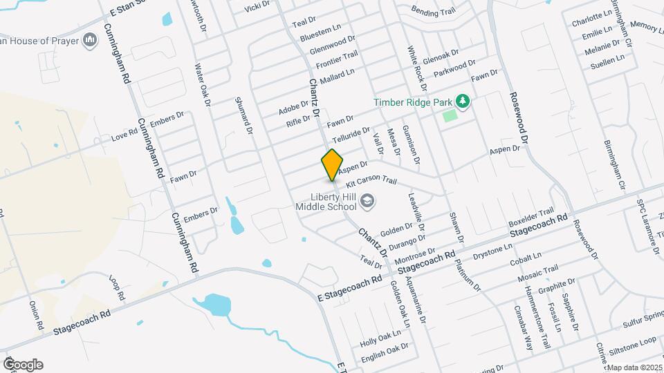 4411 Kit Carson Trail Map and Location Details