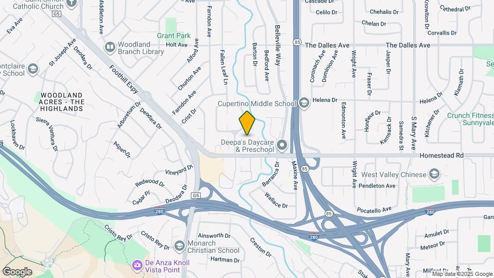 1711 Marshall Ct, Unit A Map and Location Details