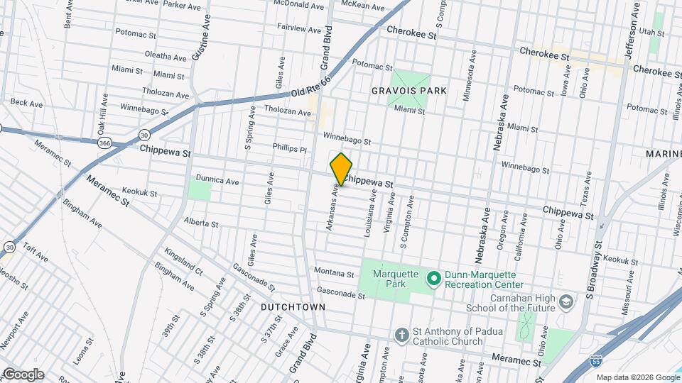 3453 Dunnica Ave Mapa y Detalles de la Ubicación