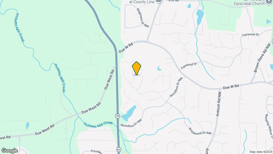 708 Braidwood Ridge NW Mapa y Detalles de la Ubicación