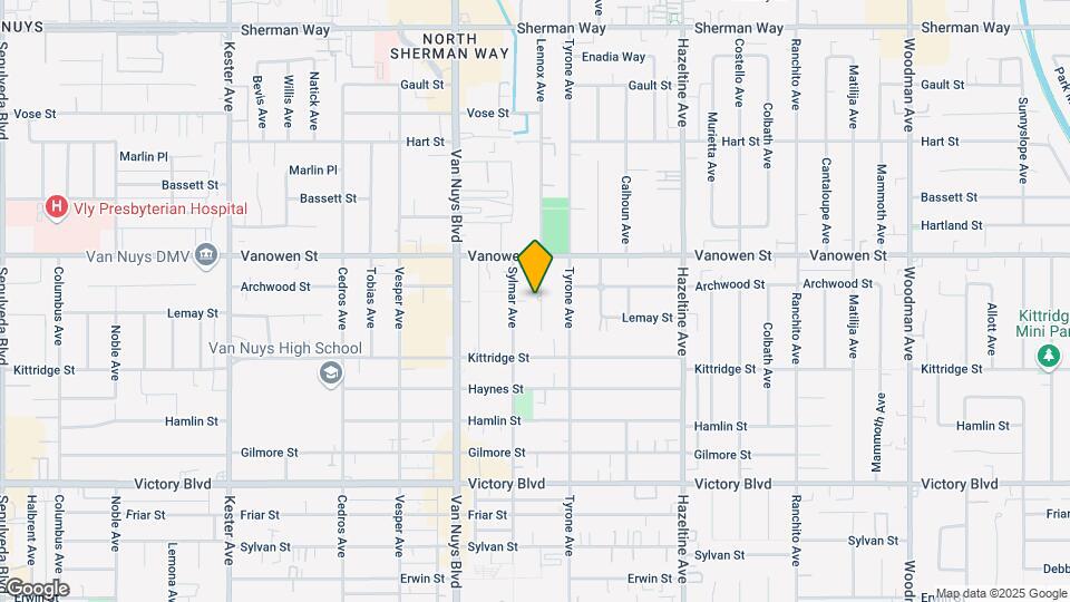 6709 Lennox Ave Mapa y Detalles de la Ubicación