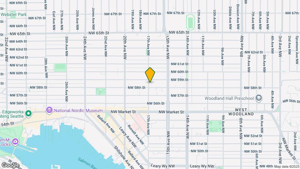 5806 17th Ave NW Map and Location Details