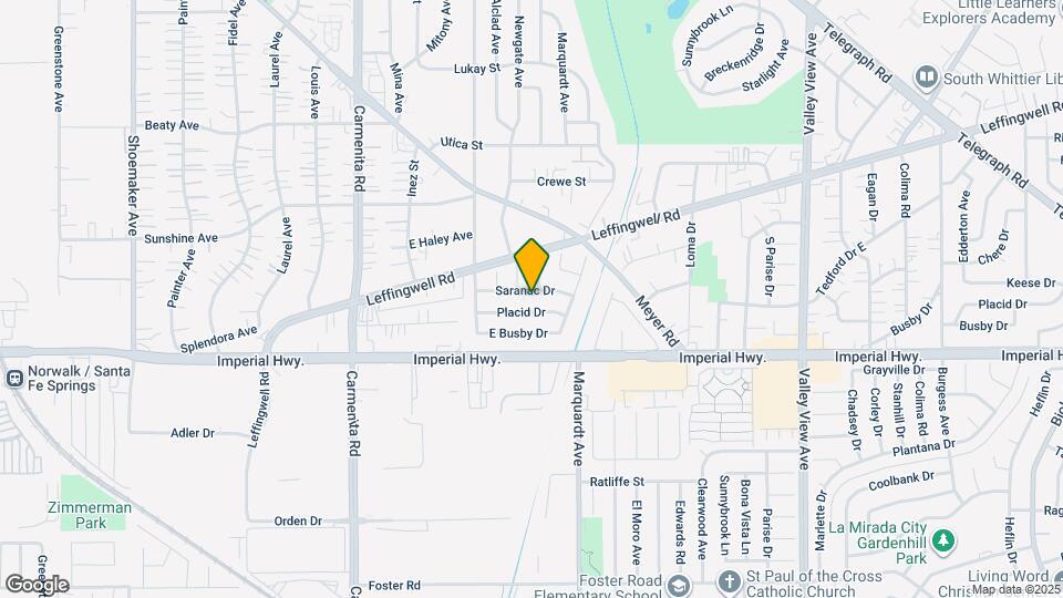 13712 Saranac Dr Map and Location Details