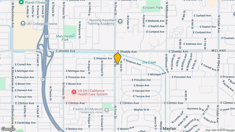 2938 N 1st St Map and Location Details