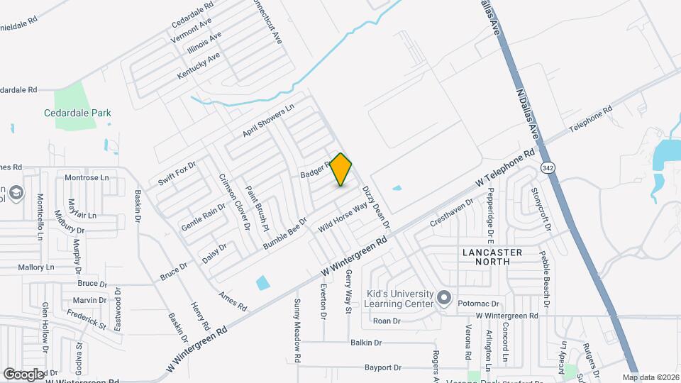 1021 Bumble Bee Dr Map and Location Details