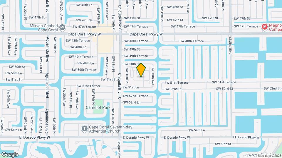 1518 SW 50th St Map and Location Details