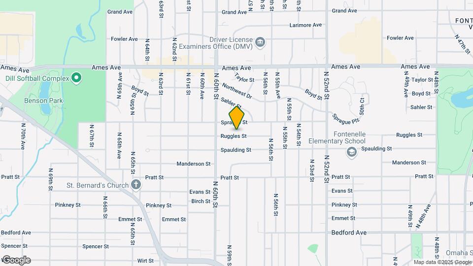 5822 Ruggles St Map and Location Details