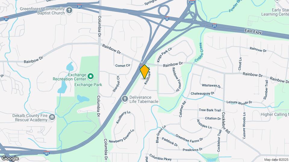 2719 Knollview Dr Map and Location Details
