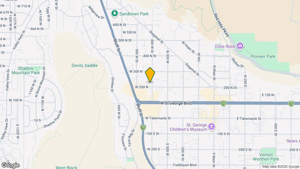 207 N 400 W Map and Location Details