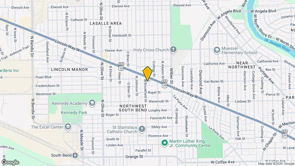 806 N Brookfield St Mapa y Detalles de la Ubicación