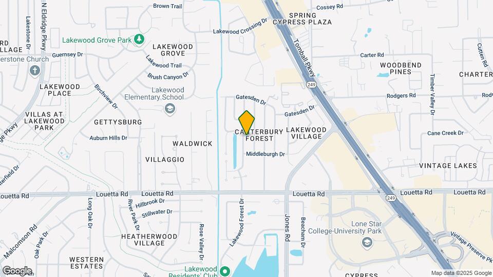 15526 Oxenford Dr Map and Location Details