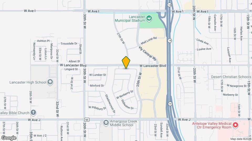 2552 W Lingard St Map and Location Details